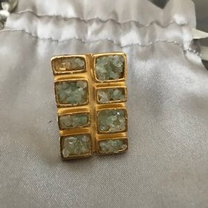 PAME Designs Green Moss Agate ring
